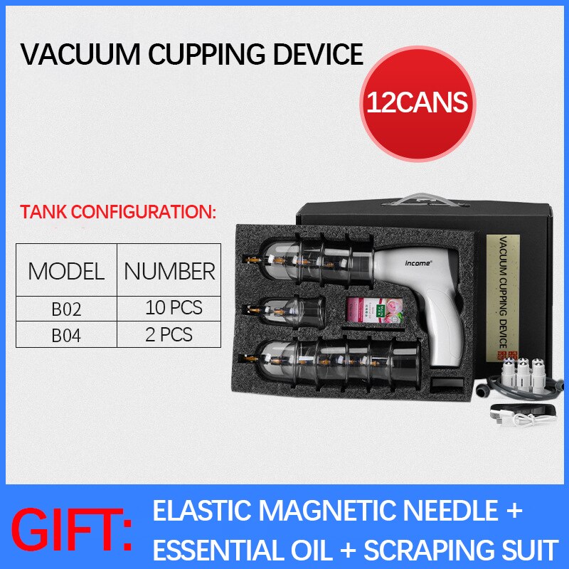 Vacuum Cupping Suction Therapy Device