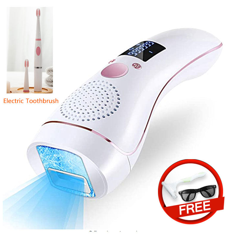 Cooling IPL Epilator 999000 Flash Hair Removal LCD Women Laser Permanent Bikini Trimmer