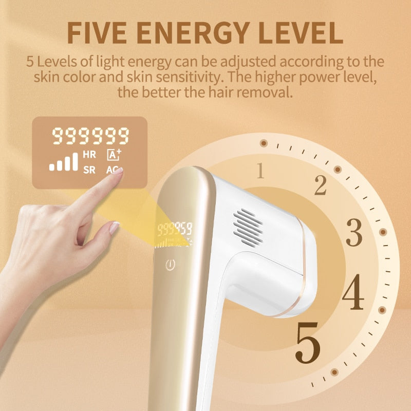 Newest Laser Epilator 3 in 1 IPL Hair Removal for Women & Men