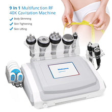 Load image into Gallery viewer, 9in1 Ultrasonic Cavitation Radio Frequency RF Vacuum Body Beauty Health Machine