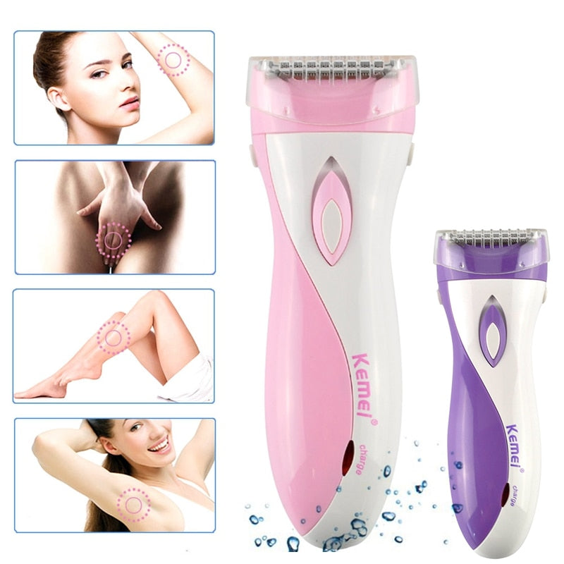 Kemei KM-3018 Electric Rechargeable Lady Shaver