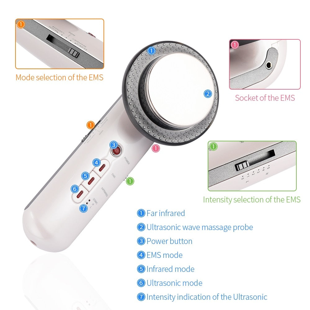 Ultrasound Cavitation EMS Body Slimming Massager / Lipo Fat Burner Machine